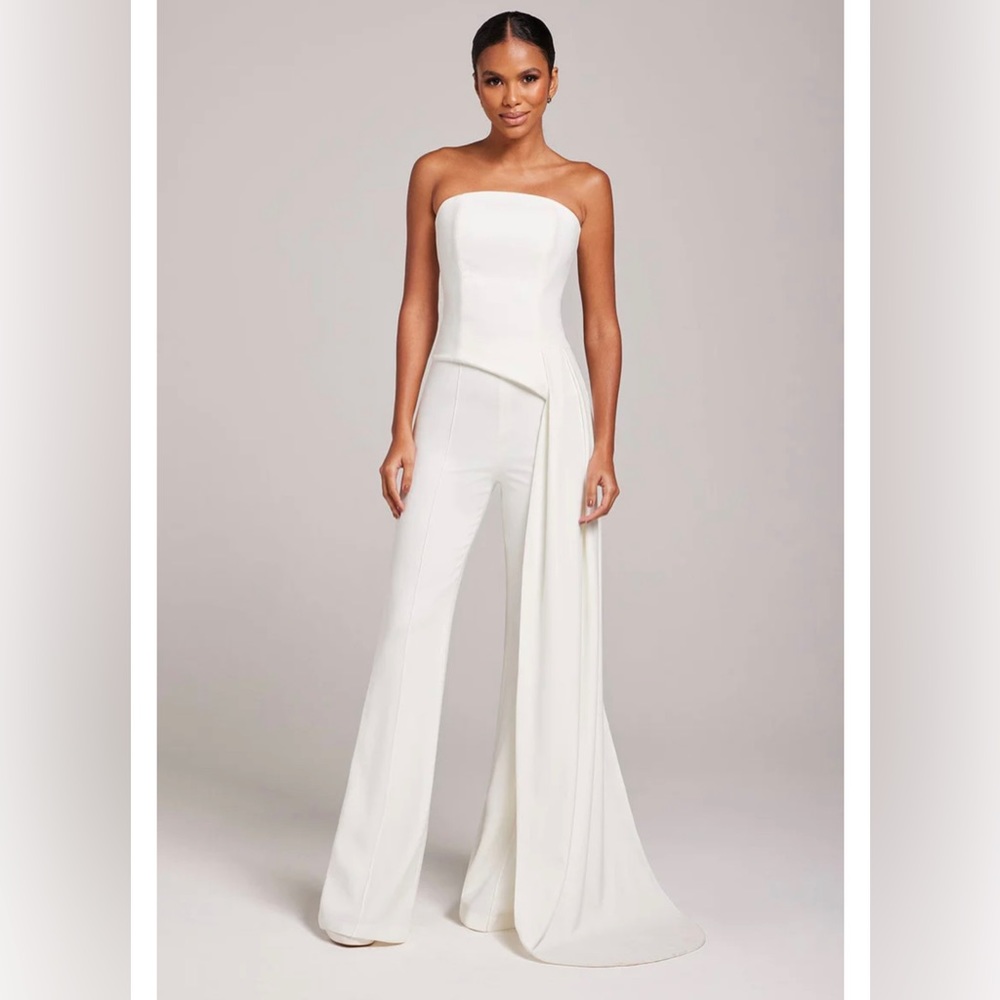 Nadine Merabi Faye white top and Charlotte white pants set size S/M